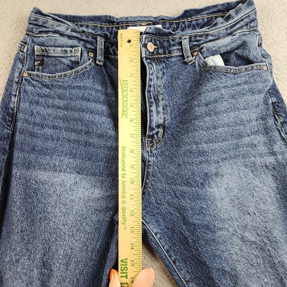 KanCan Jeans Womens 15/31 Plus Curvy High Rise Distressed Knee Mom Stretch Pants - Picture 5 of 11